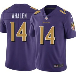 Ravens #14 Griff Whalen Purple Jersey
