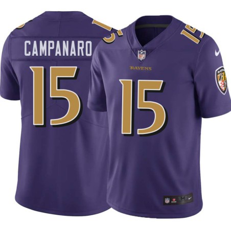 Ravens #15 Michael Campanaro Purple Jersey