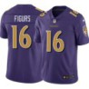 Ravens #16 Yamon Figurs Purple Jersey