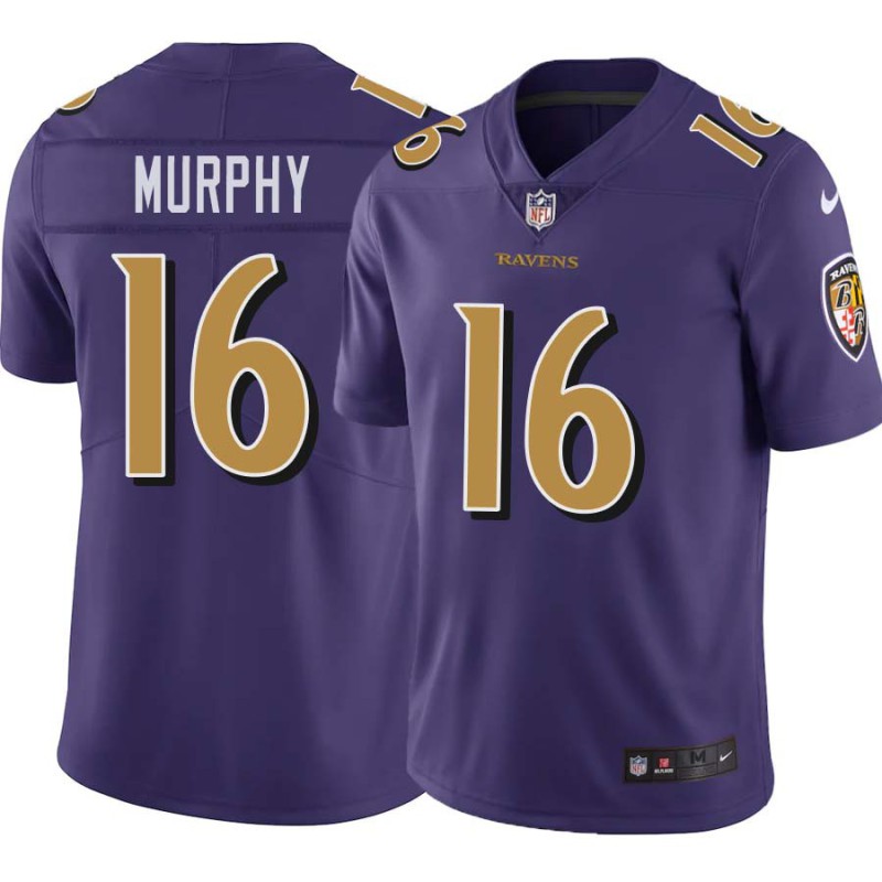 Ravens #16 Nick Murphy Purple Jersey