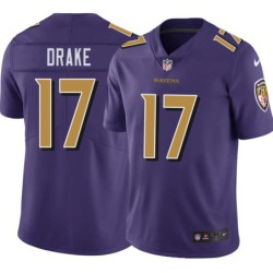 Ravens #17 Kenyan Drake Purple Jersey