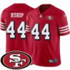 49ers #44 Desmond Bishop SF Patch Jersey -Red2