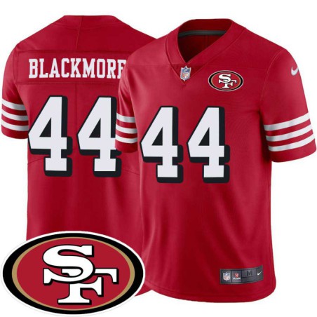 49ers #44 Richard Blackmore SF Patch Jersey -Red2