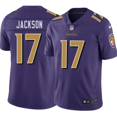 Ravens #17 Robert Jackson Purple Jersey