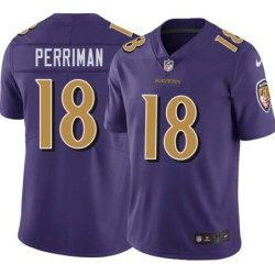 Ravens #18 Breshad Perriman Purple Jersey