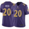 Ravens #20 Ed Reed Purple Jersey