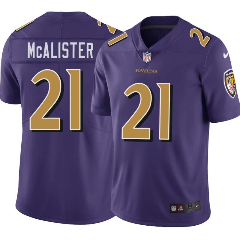 Ravens #21 Chris McAlister Purple Jersey