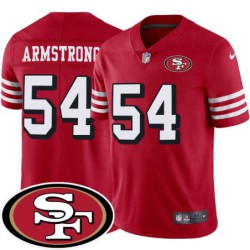 49ers #54 Ray-Ray Armstrong SF Patch Jersey -Red2