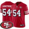 49ers #54 Ray-Ray Armstrong SF Patch Jersey -Red2