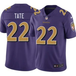 Ravens #22 Robert Tate Purple Jersey