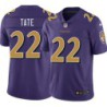 Ravens #22 Robert Tate Purple Jersey