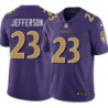 Ravens #23 Tony Jefferson Purple Jersey