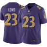 Ravens #23 Kendrick Lewis Purple Jersey