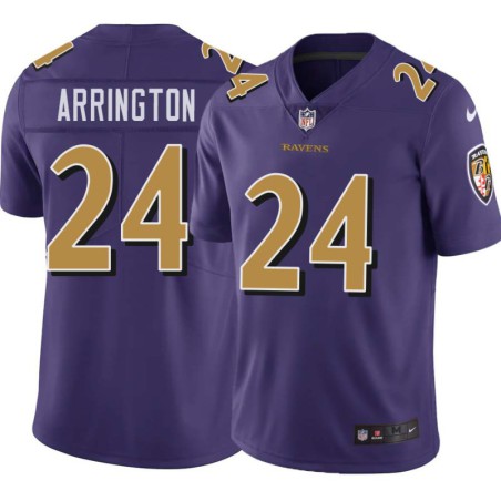 Ravens #24 Kyle Arrington Purple Jersey