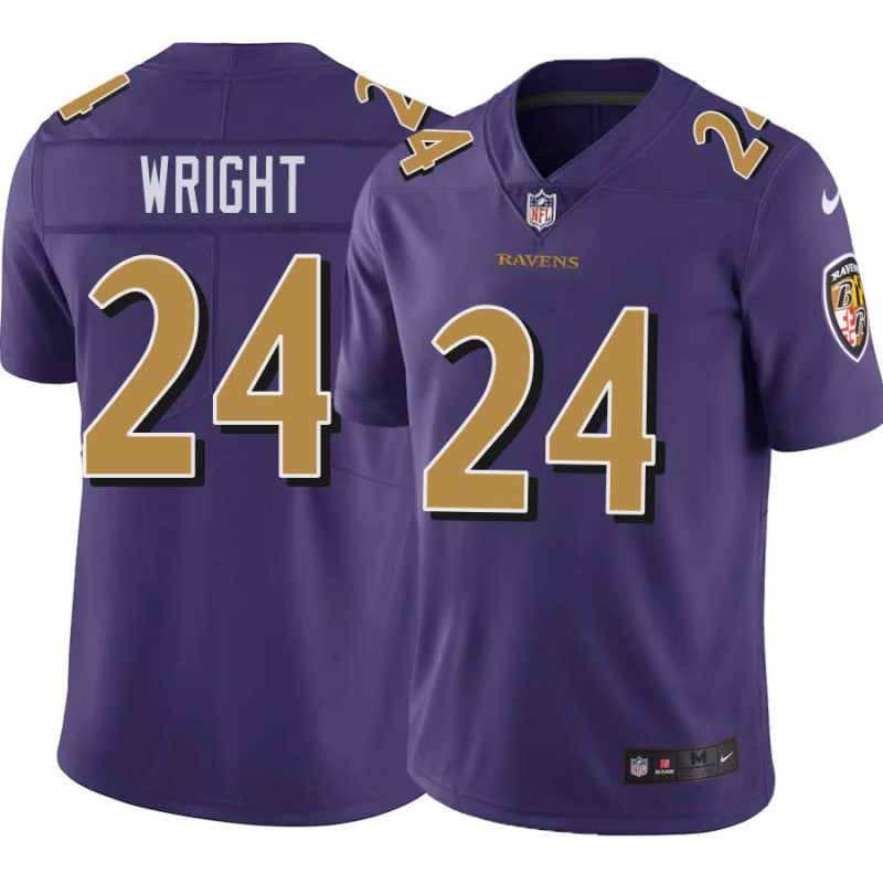 Ravens #24 Shareece Wright Purple Jersey