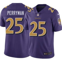 Ravens #25 Ray Perryman Purple Jersey