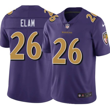 Ravens #26 Matt Elam Purple Jersey