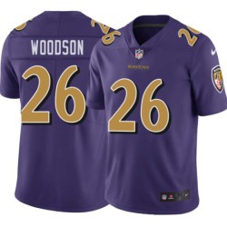 Ravens #26 Rod Woodson Purple Jersey