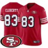 49ers #83 Colin Cloherty SF Patch Jersey -Red2