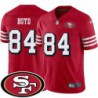 49ers #84 Elmo Boyd SF Patch Jersey -Red2