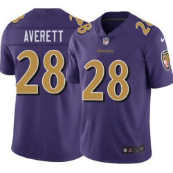 Ravens #28 Anthony Averett Purple Jersey