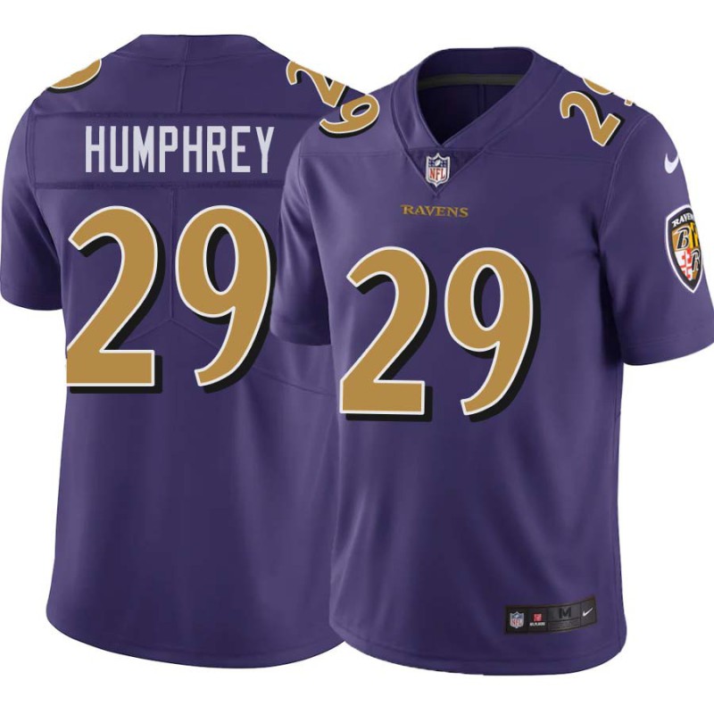 Ravens #29 Marlon Humphrey Purple Jersey