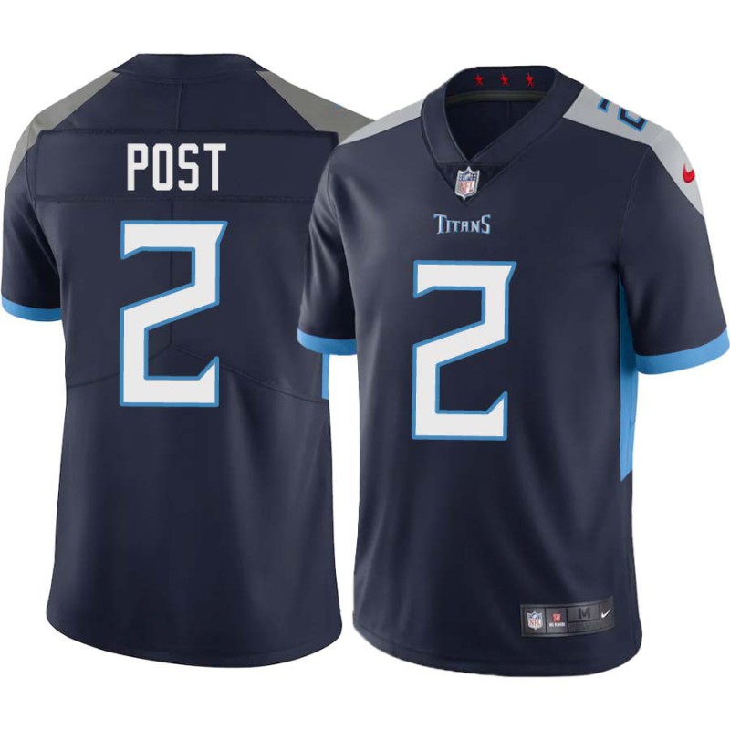 Dickie Post #2 Titans China Navy Jersey Paypal