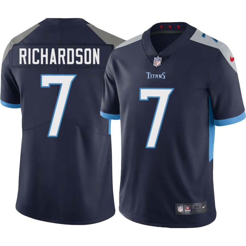 Bucky Richardson #7 Titans China Navy Jersey Paypal