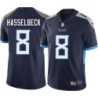 Matt Hasselbeck #8 Titans China Navy Jersey Paypal