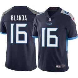 George Blanda #16 Titans China Navy Jersey Paypal