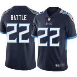 Jackie Battle #22 Titans China Navy Jersey Paypal