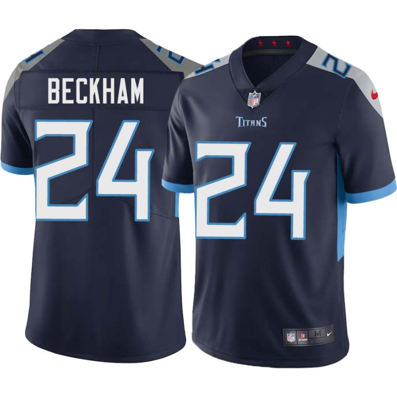 Tony Beckham #24 Titans China Navy Jersey Paypal