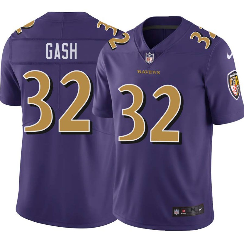 Ravens #32 Sam Gash Purple Jersey