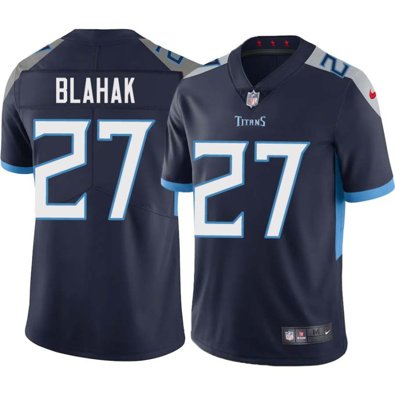 Joe Blahak #27 Titans China Navy Jersey Paypal