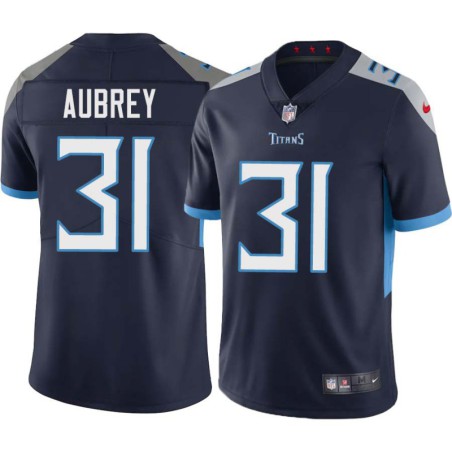 Josh Aubrey #31 Titans China Navy Jersey Paypal