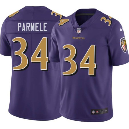 Ravens #34 Jalen Parmele Purple Jersey