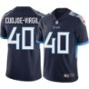 Yannick Cudjoe-Virgil #40 Titans China Navy Jersey Paypal