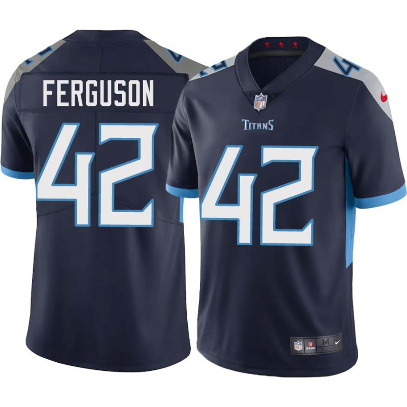 Vagas Ferguson #42 Titans China Navy Jersey Paypal