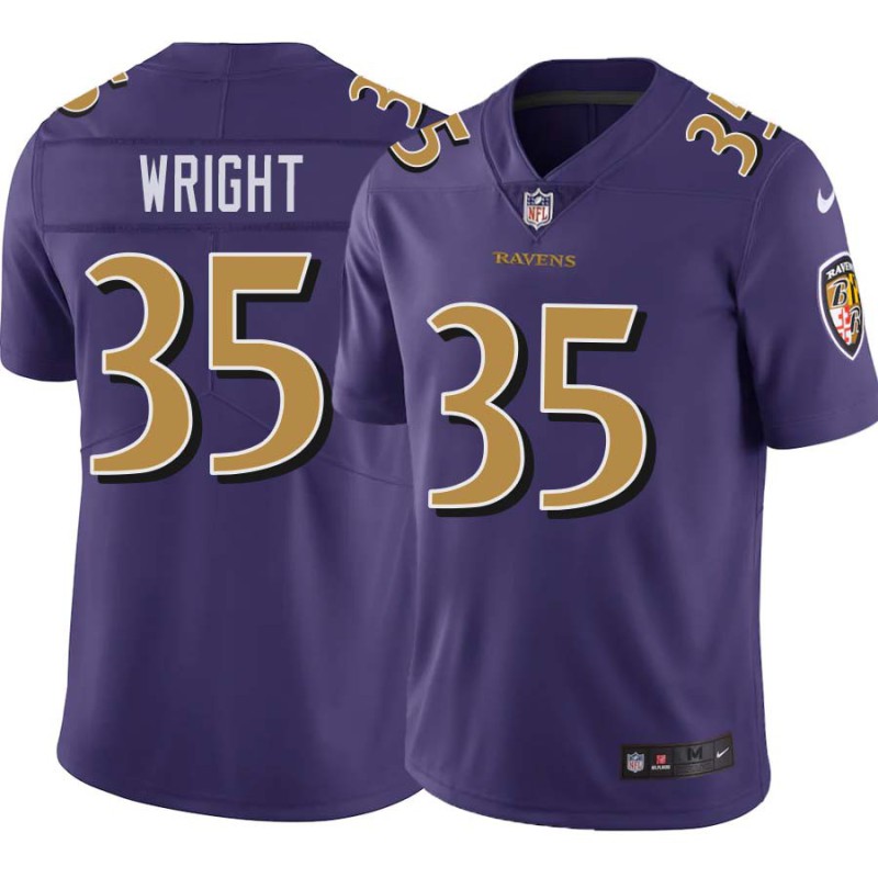 Ravens #35 Shareece Wright Purple Jersey