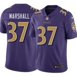 Ravens #37 Iman Marshall Purple Jersey