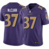 Ravens #37 Bryan McCann Purple Jersey