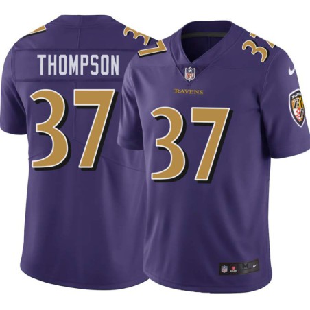 Ravens #37 Bennie Thompson Purple Jersey