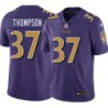 Ravens #37 Bennie Thompson Purple Jersey