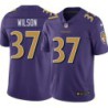 Ravens #37 Josh Wilson Purple Jersey