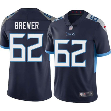 Aaron Brewer #62 Titans China Navy Jersey Paypal