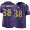 Ravens #38 Stanley Jean-Baptiste Purple Jersey