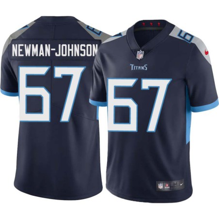 Xavier Newman-Johnson #67 Titans China Navy Jersey Paypal