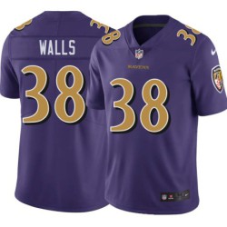 Ravens #38 Raymond Walls Purple Jersey