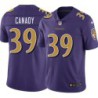 Ravens #39 Maurice Canady Purple Jersey