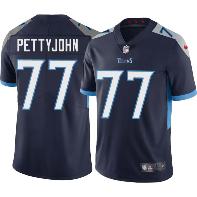 Barry Pettyjohn #77 Titans China Navy Jersey Paypal